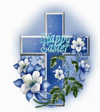 Happy Easter - Blue Cross :: Easter :: MyNiceProfile.com