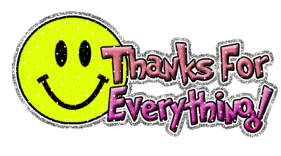 Image result for thanks for everything