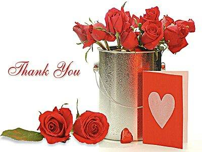 Thank You Red roses heart :: Thank You :: MyNiceProfile.com