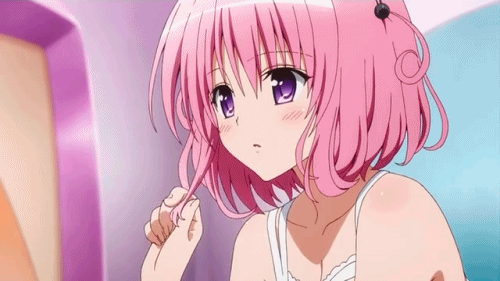 anime girl hot spring