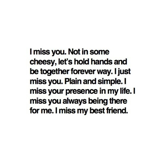 I miss my best friend :: Miss You :: MyNiceProfile.com