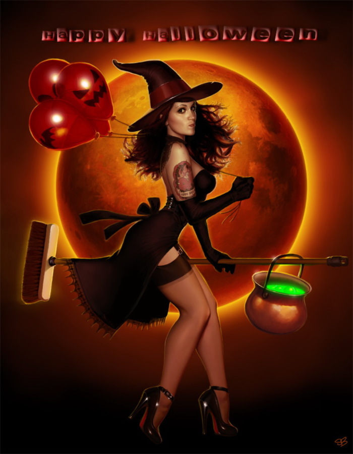 Happy Halloween Sexy Witch Halloween