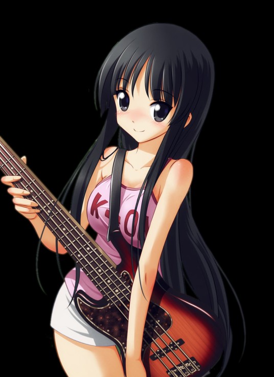 Anime girl with guitar :: Anime :: MyNiceProfile.com