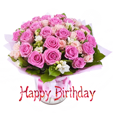 Happy Birthday -- Flowers :: Happy Birthday :: MyNiceProfile.com