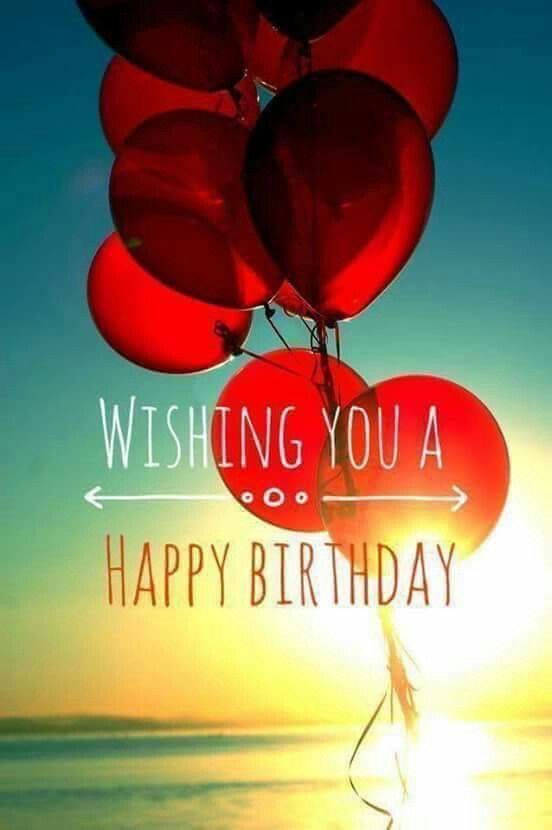 Wishing You A Happy Birthday -- Red Balloons :: Happy Birthday