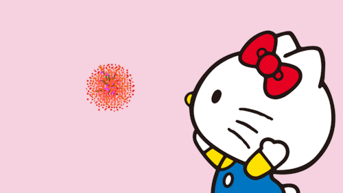Firework Hello Kitty :: Animated Pictures :: MyNiceProfile.com