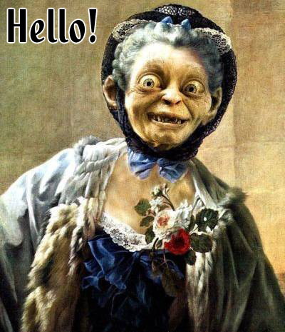 Hello Scary Lady :: Hello! :: MyNiceProfile.com