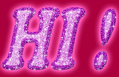 Hi Glitter Letters :: Hello! :: MyNiceProfile.com