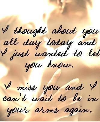 CAN T WAIT TO BE IN YOUR ARMS QUOTES –