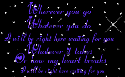 I will be right here waiting for you :: Love :: MyNiceProfile.com