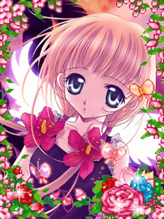 cute kawaii anime girl with fl.. :: Anime :: MyNiceProfile.com