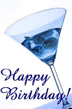 happy birthday blue martini :: Happy Birthday :: MyNiceProfile.com
