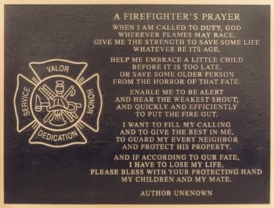 prayer firefighter fireman quotes firefighters fire printable plaque department plaques family firemans prayers myniceprofile memory words quotesgram line live quote