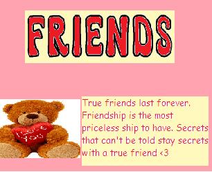 Friendship words :: Friends :: MyNiceProfile.com
