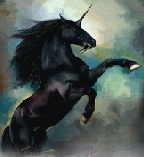 Black unicorn :: Fantasy :: MyNiceProfile.com